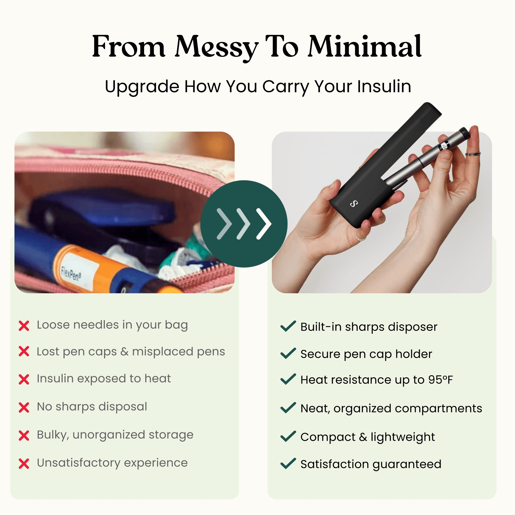 DailyEase Case — Protection & Organization for Insulin Pens