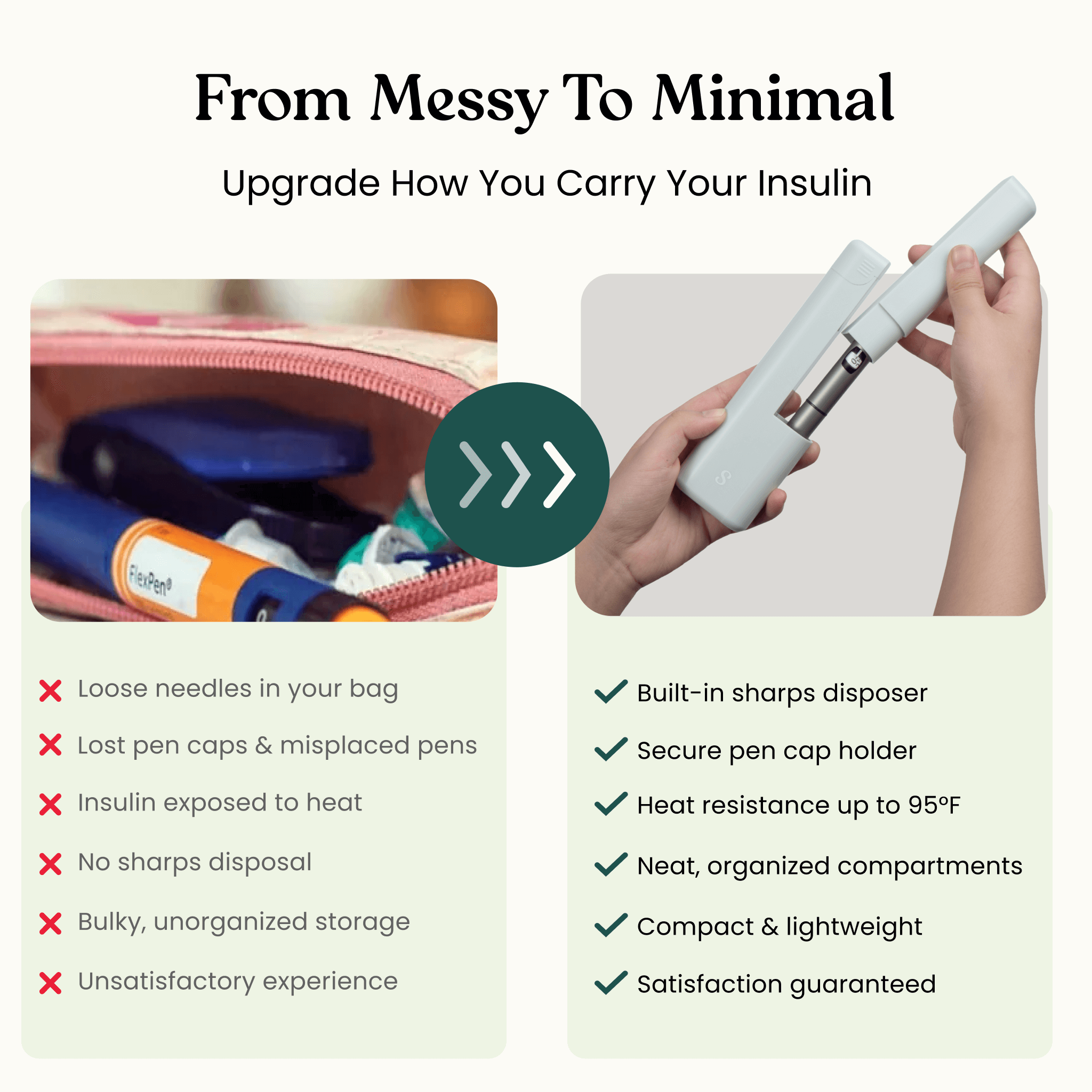 DailyEase Case — Protection & Organization for Insulin Pens